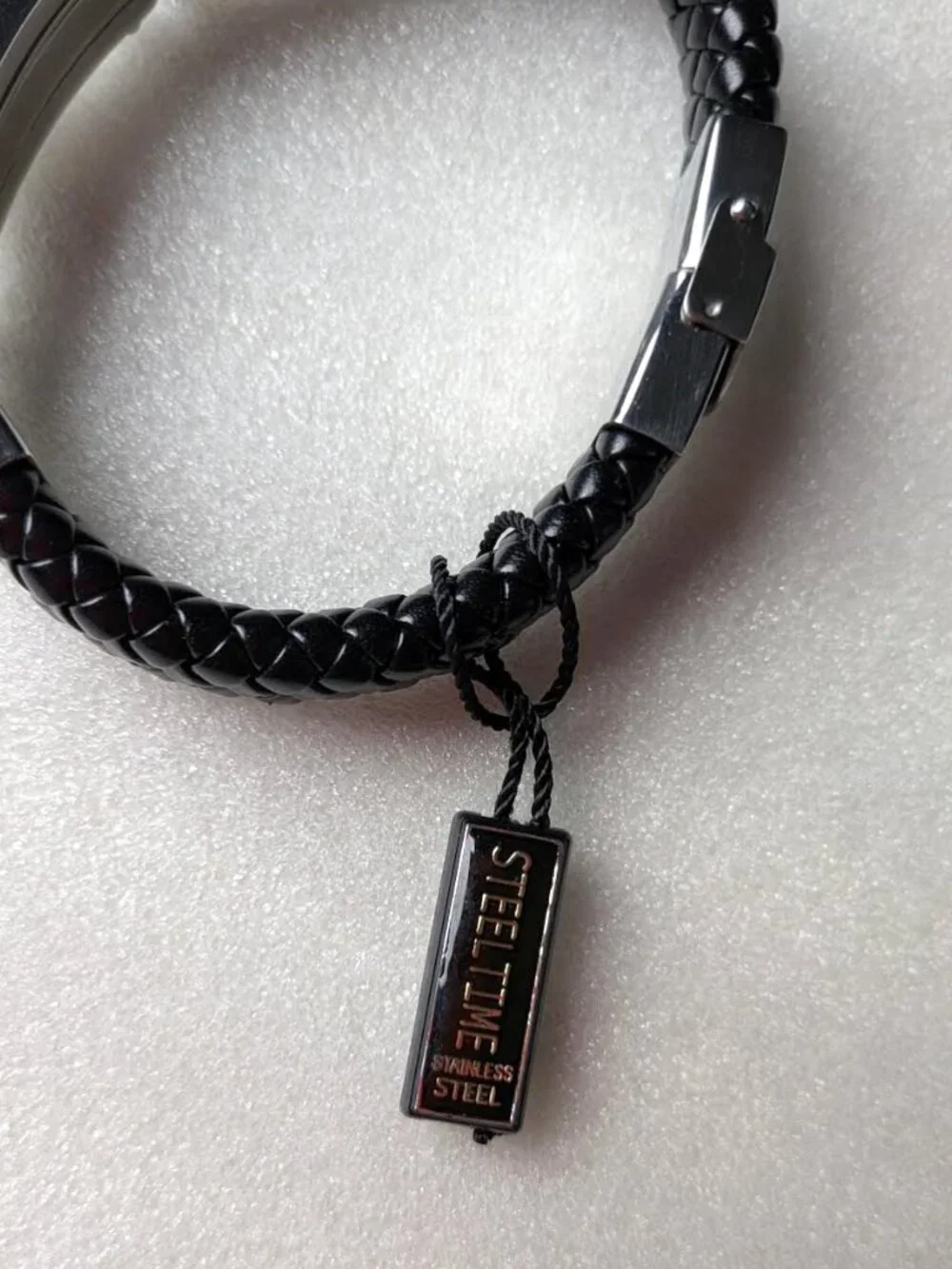 STEELTIME  Bicycle Chain Accent Bracelet